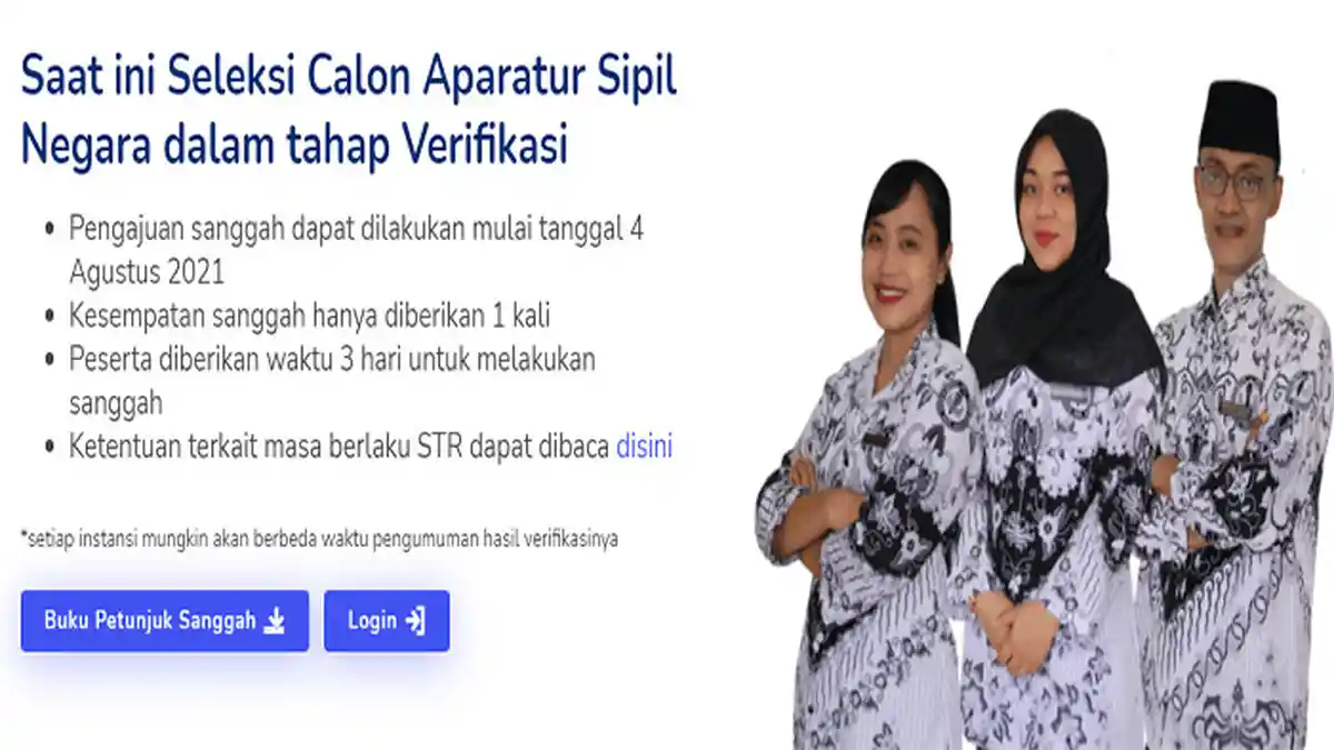 Nama Peserta Lulus Seleksi Adminitrasi CPNS 2021 di sscasn.bkn.go.id, Tapi Lupa NIK dan Password?