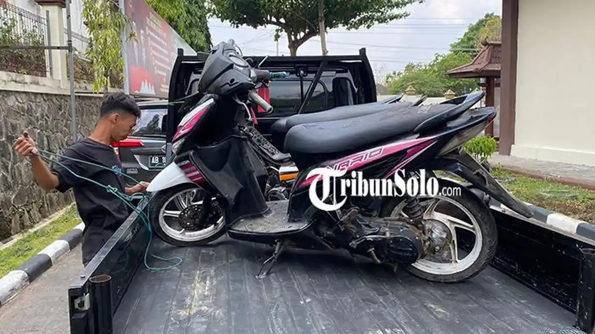 Lima Pelaku Pencuri Motor di Wonogiri Ditangkap, Modus Manfaatkan Kunci yang Masih Menempel