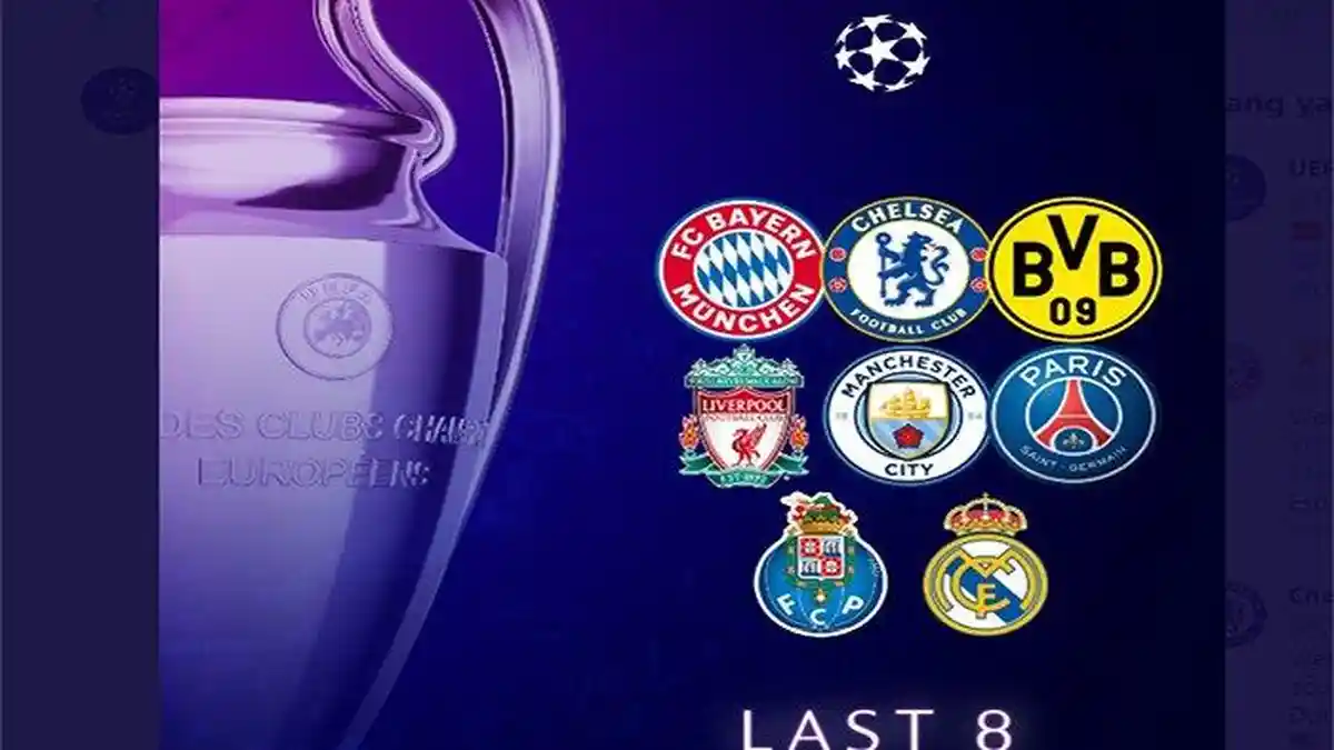 Ini Hasil Lengkap Undian Perempat Final Liga Champions Eropa dan Jadwal Pertandingan 2020-2021 
