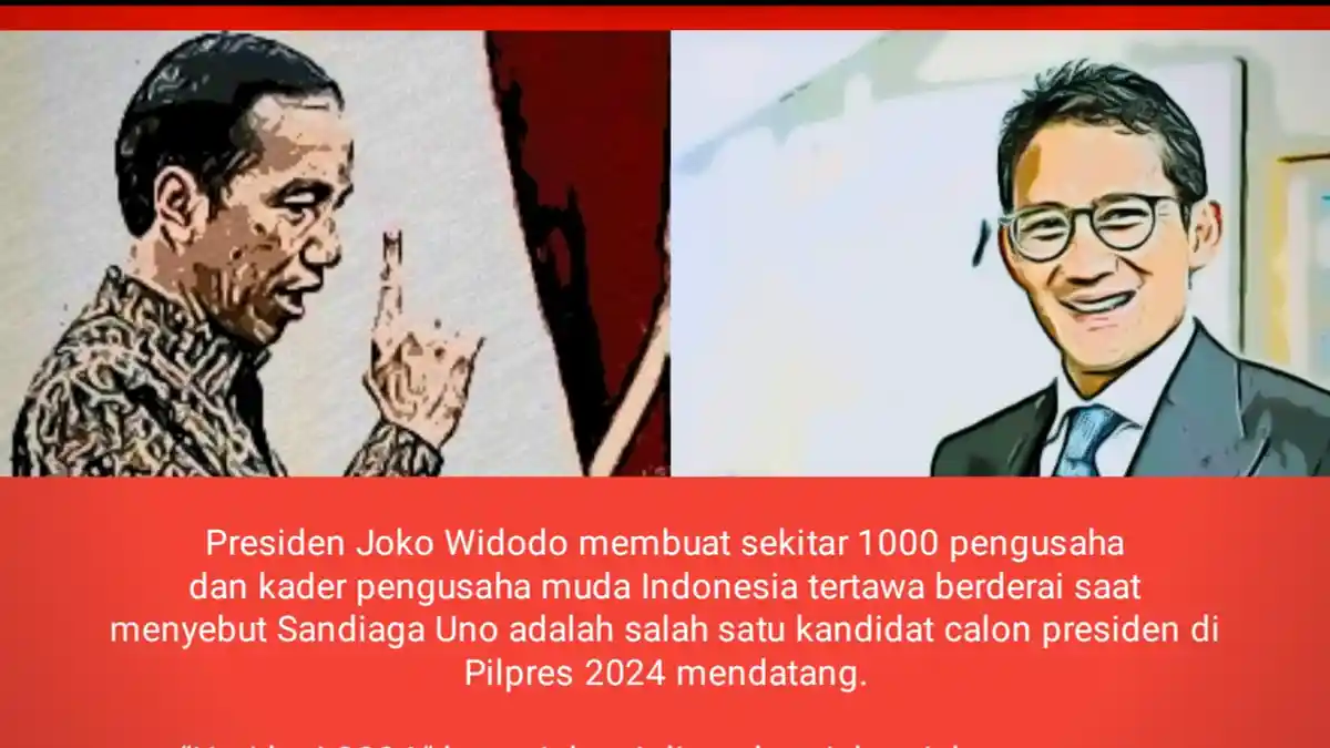 Kode-kodean Jokowi dan Sandiaga Uno di Pilpres 2024, Rocky Gerung Beber Peluang Anies Baswedan