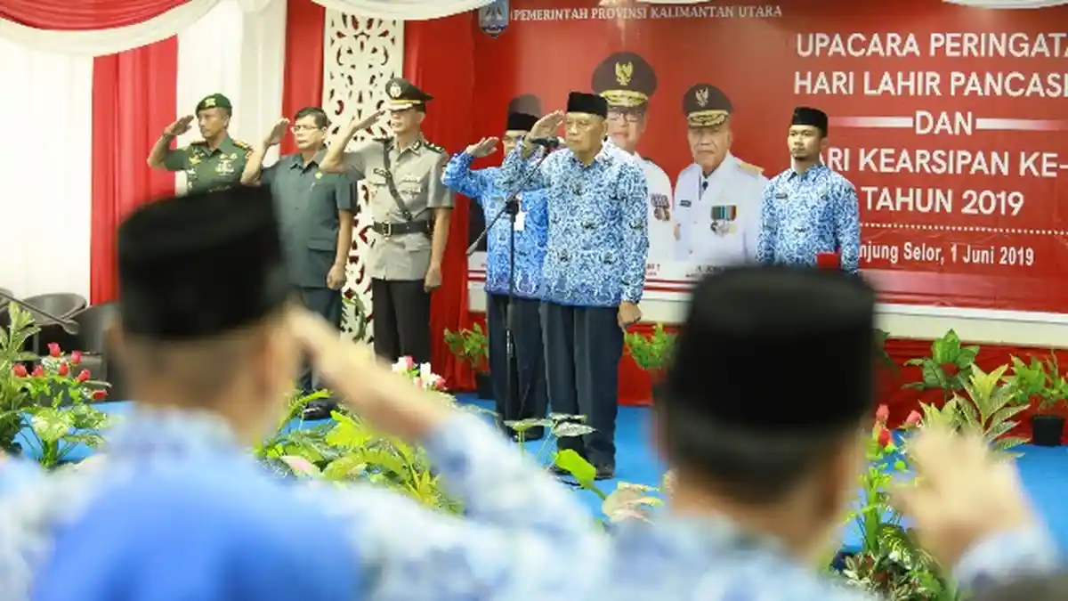 Bertepatan Mulai Cuti Bersama, ASN Tetap Antusias Ikuti Upacara Hari Lahir Pancasila