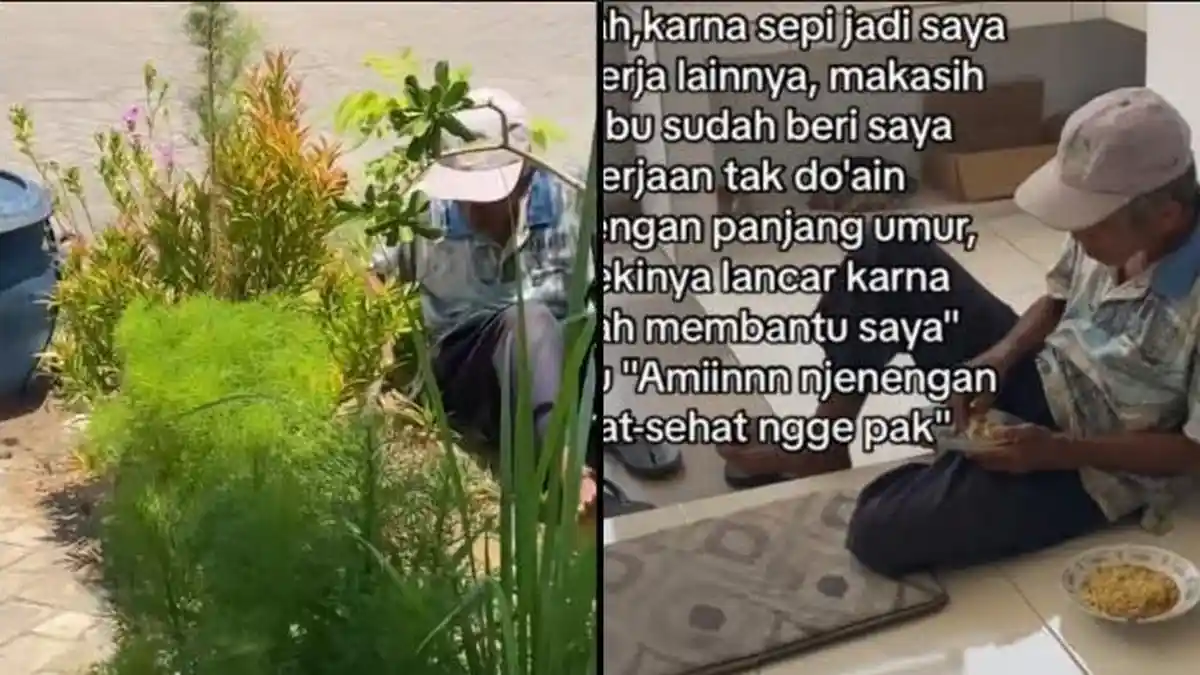 Kisah Haru Kakek Semangat Cari Kerja demi Beli Hadiah untuk Cucunya, Ikhlas Walau Dibayar Seadanya