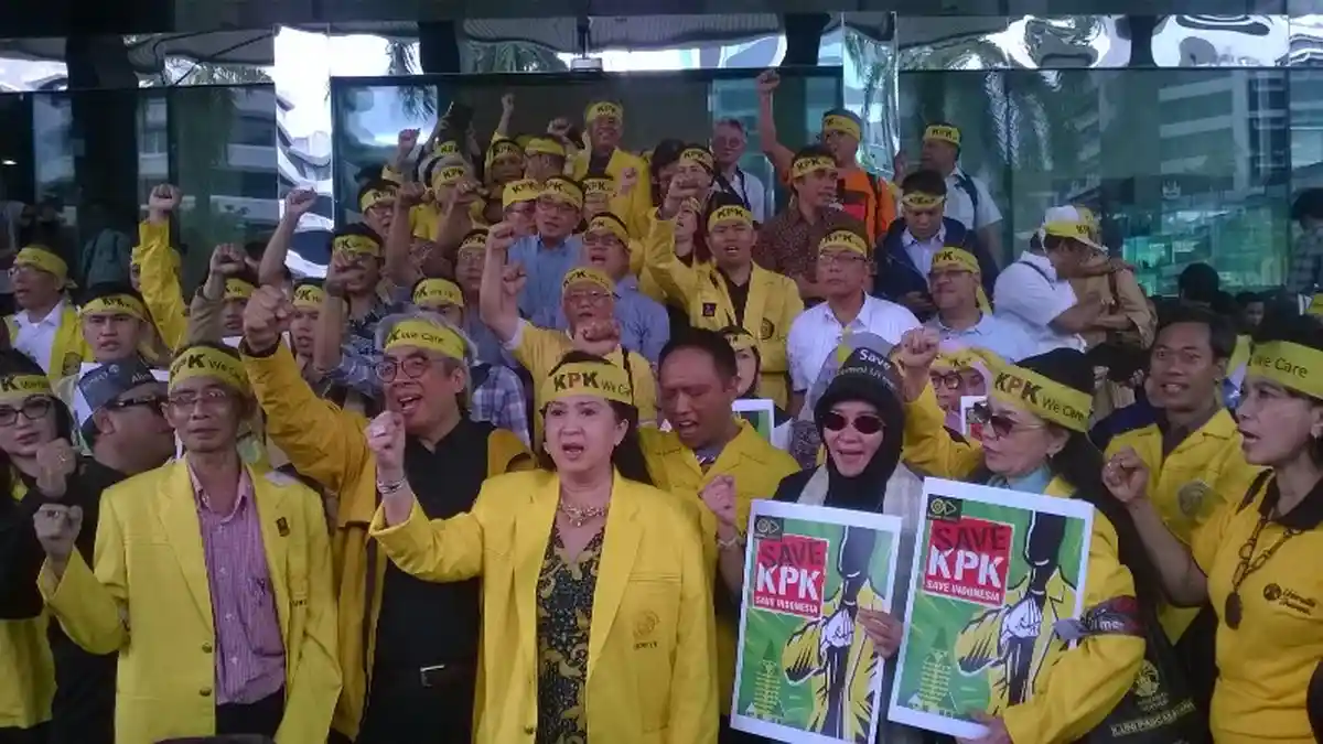 'Save KPK' Ratusan Guru Besar, Alumni dan Mahasiswa UI Geruduk KPK