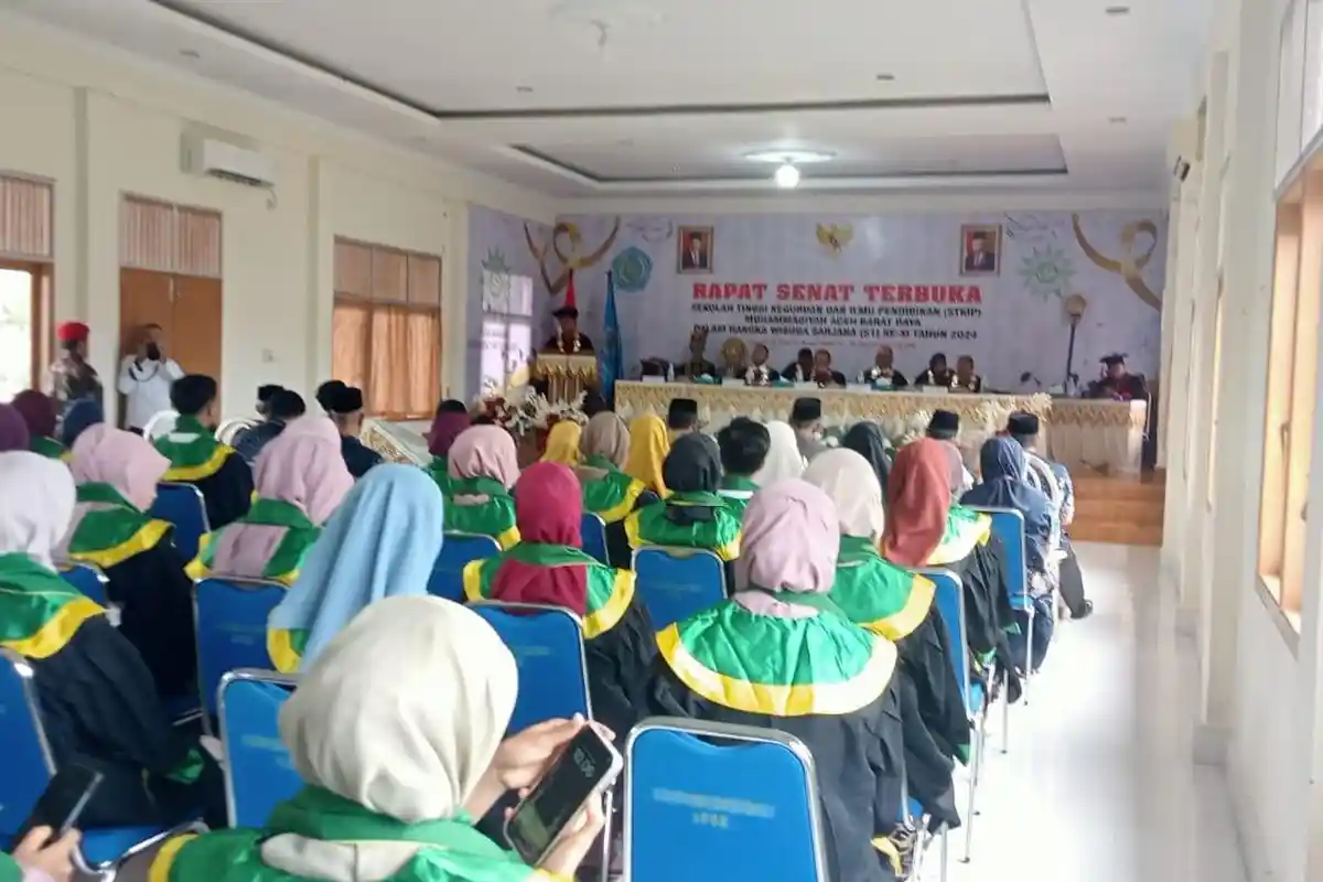 51 Mahasiswa STKIP Muhammadiyah Abdya di Wisuda 