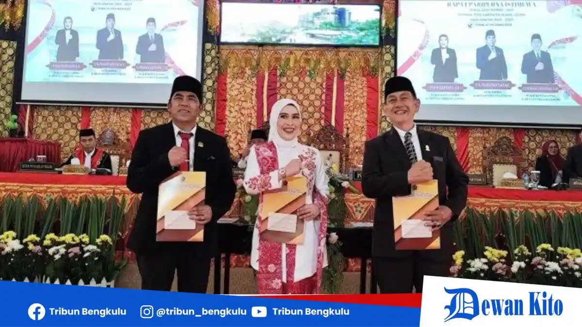 Juliansyah Yayan Resmi Dilantik Jadi Ketua DRPD Rejang Lebong Periode 2024-2029