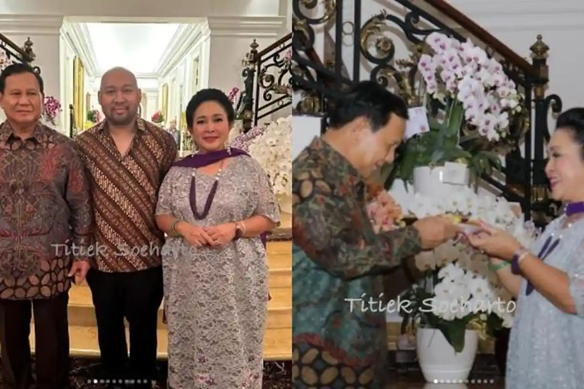 Titiek Soeharto Tersipu ketika Ditanya Soal Jadi Ibu Negara, Ini Status Pernikahannya dengan Prabowo
