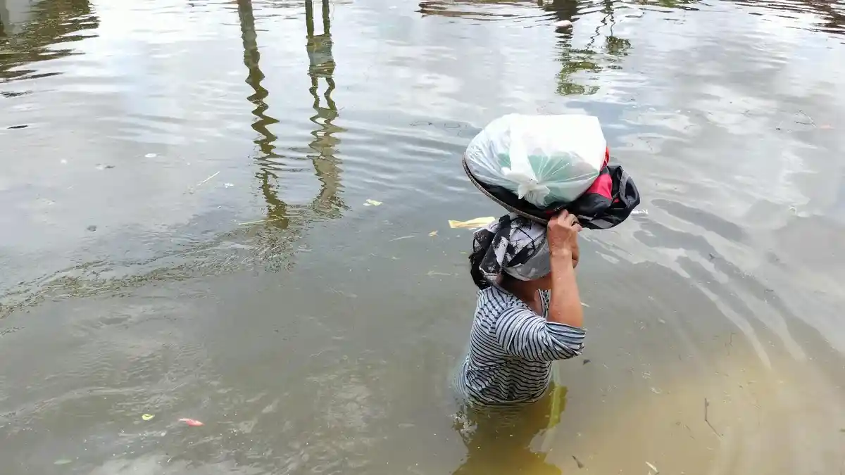 Banjir Kudus Terkini, Semakin Meluas hingga 31 Desa, Ketinggian Air 70 Cm
