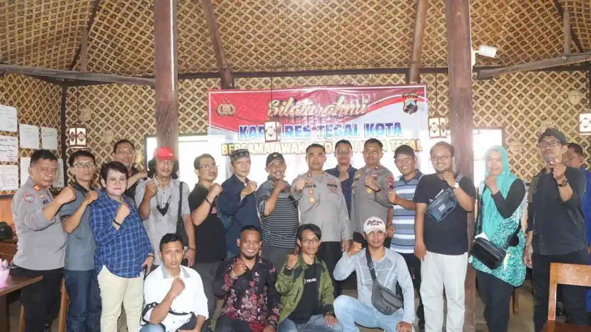 AKBP Jaka Wahyudi Ajak Wartawan Bersinergi Ciptakan Harkamtibmas di Tegal