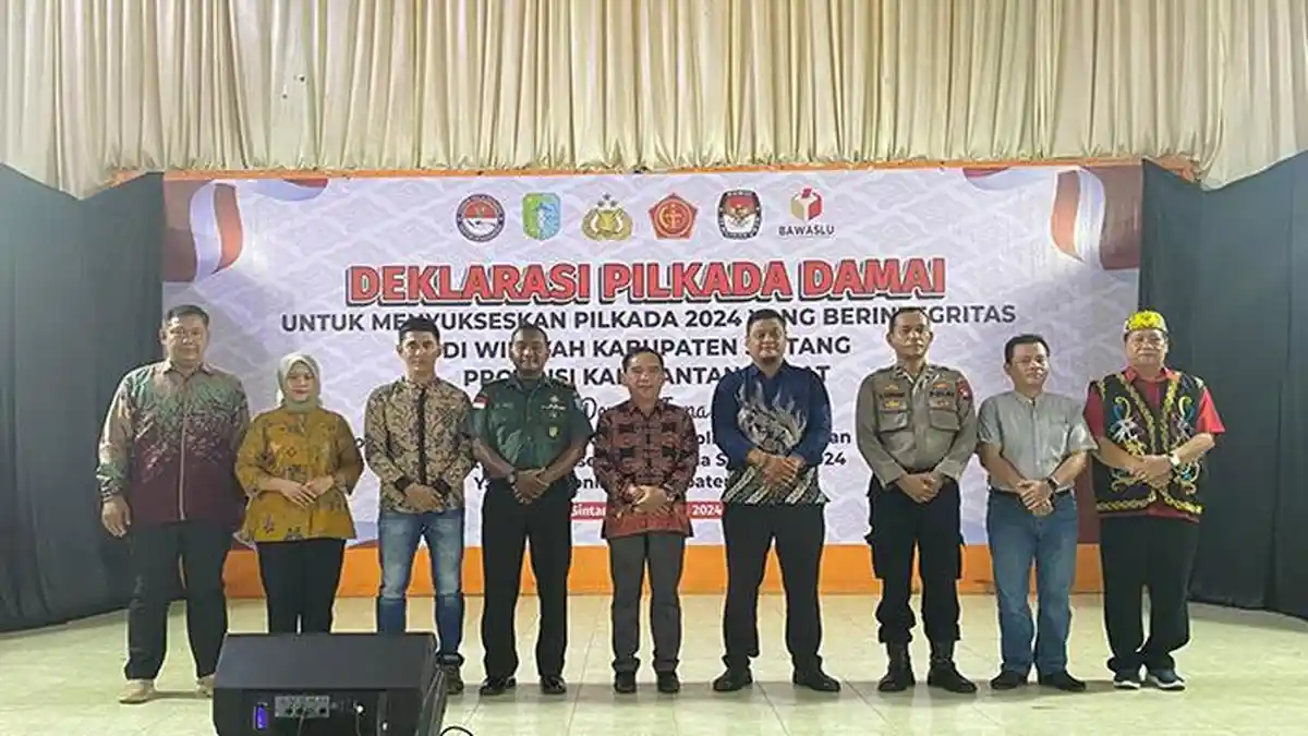 Forum Bela Negara Deklarasi Pemilu Damai di Sintang