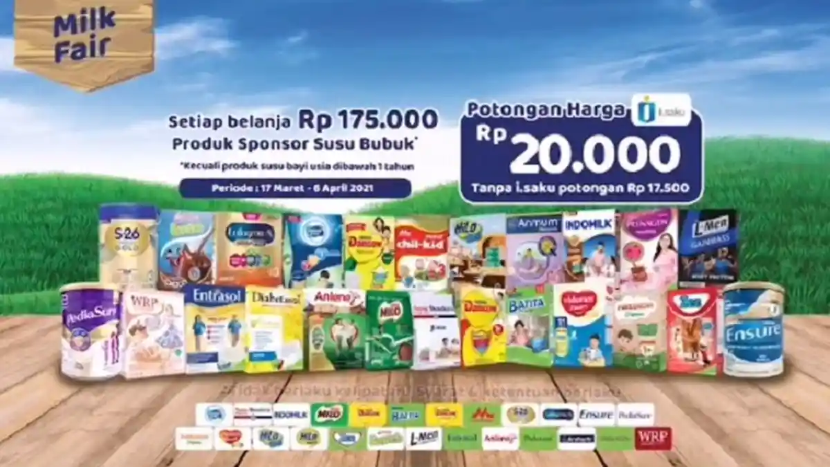 Promo Indomaret Hari Ini hingga Besok 30 Maret 2021, +Rp 2.000 Dapat 2 Sari Gandum Good Time Nabati