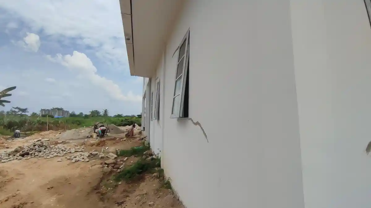 Penampakan Gedung Satpol PP yang Biaya Perbaikannya Rp 3,4 Milliar, Retak-retak Selesai Dibangun