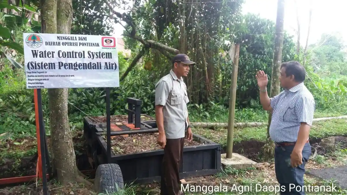 Setjen Kementrian Lingkungan Hidup Kunjungi Manggala Agni