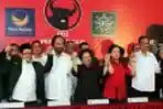 Deklarasi Koalisi PDIP dengan PKB dan Nasdem