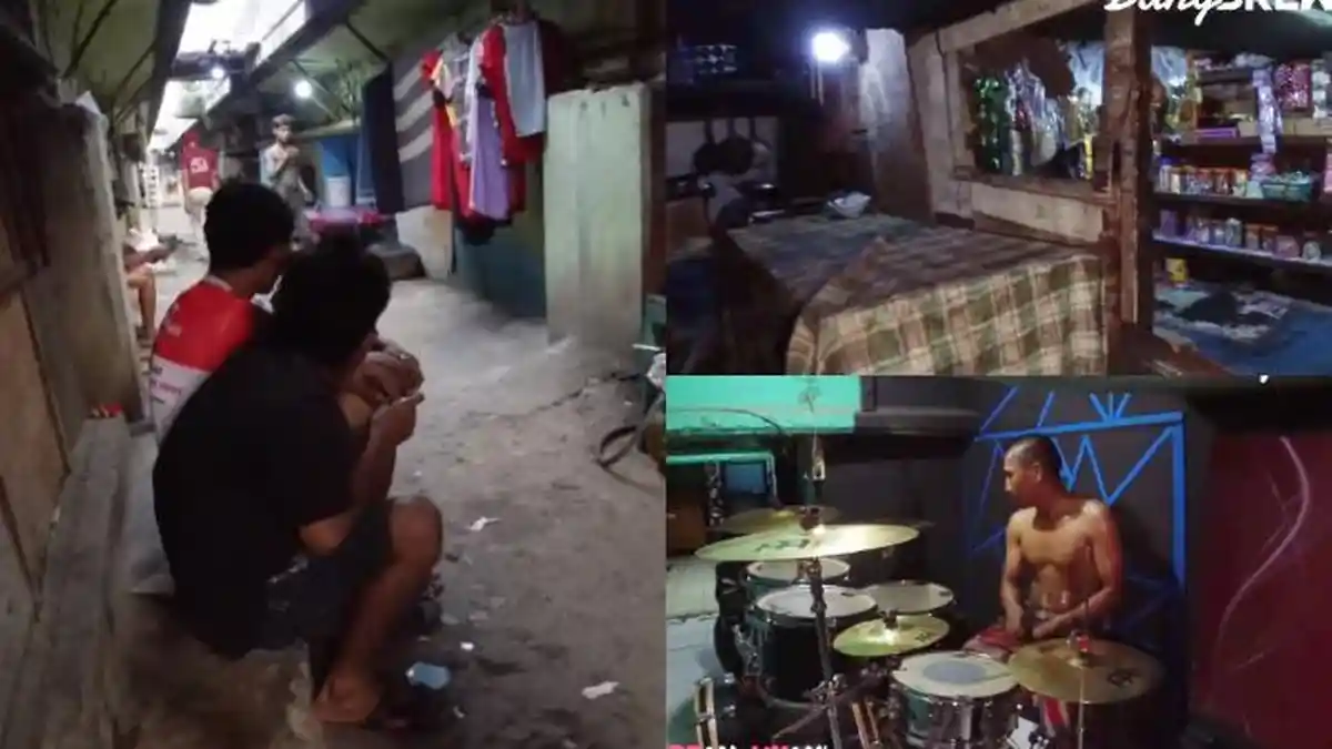 VIRAL Kampung di Kolong Tol, Ternyata Banyak Penghuninya, Ada Musala hingga Sekolah, Bisa Main Drum!