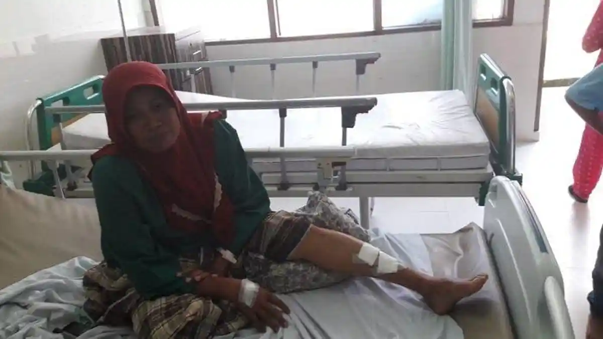 Sudah Dililit dan Siap Dicaplok Ular Piton, Jamilah Selamat Berkat Suaminya, Ini Kondisinya Sekarang