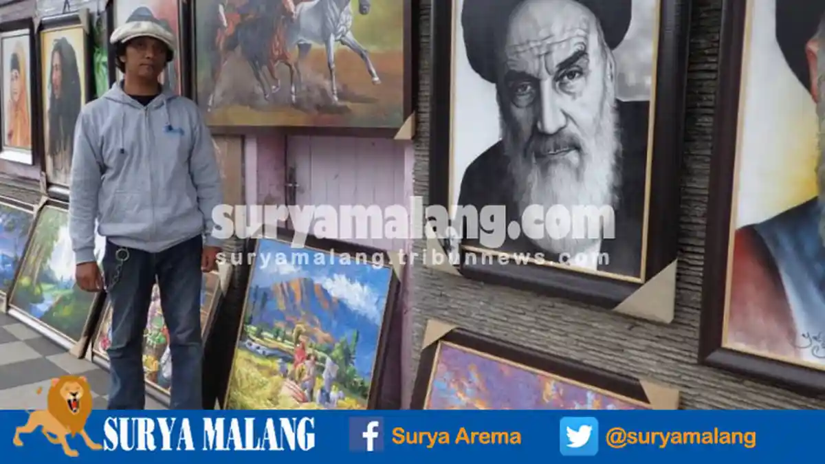 Yatiman, Pelukis Jalanan Kota Batu Pernah Terima Order dari Pengemis Hingga Mantan Presiden SBY
