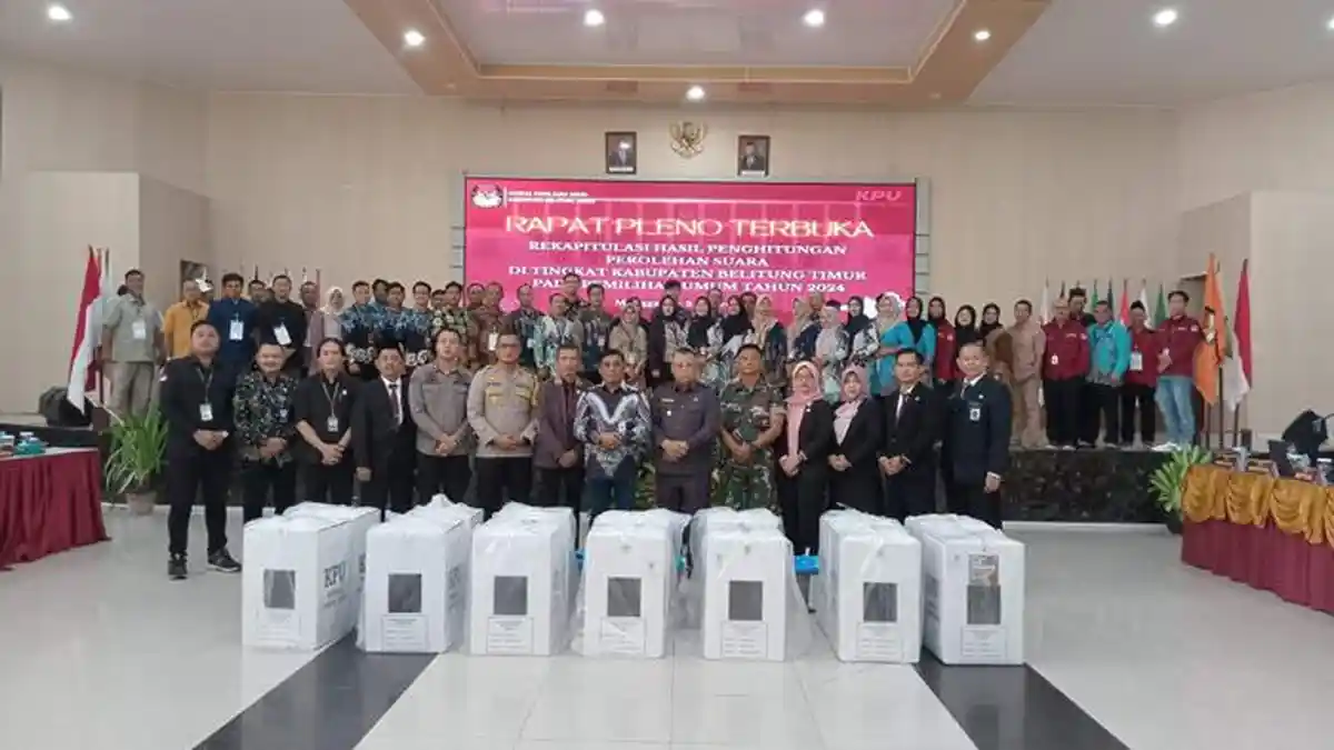 PDI Perjuangan Raup Suara Terbanyak dalam Pileg 2024 di Belitung Timur