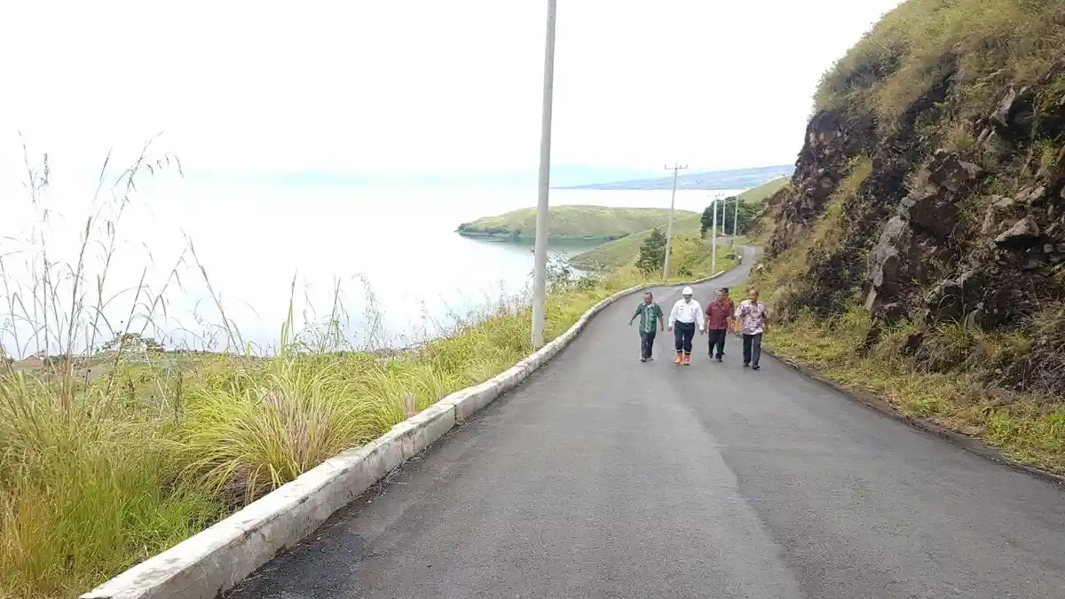 Dorongan Presiden Jokowi, Beginilah Jalan Lingkar Pusuk Buhit Menuju Danau Toba Samosir