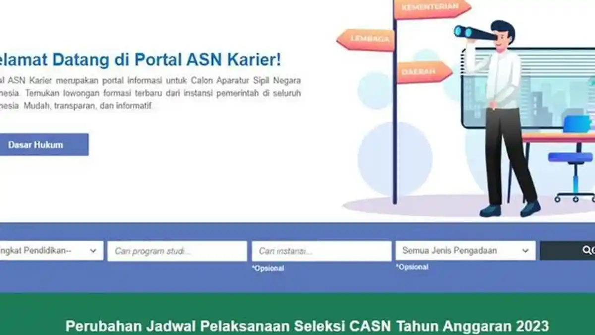 Klik Link SSCASN Login sscasn.bkn.go.id Tutorial Buat Akun Daftar CPNS dan PPPK