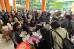 Uji Coba Makan Bergizi Gratis Sistem Prasmanan