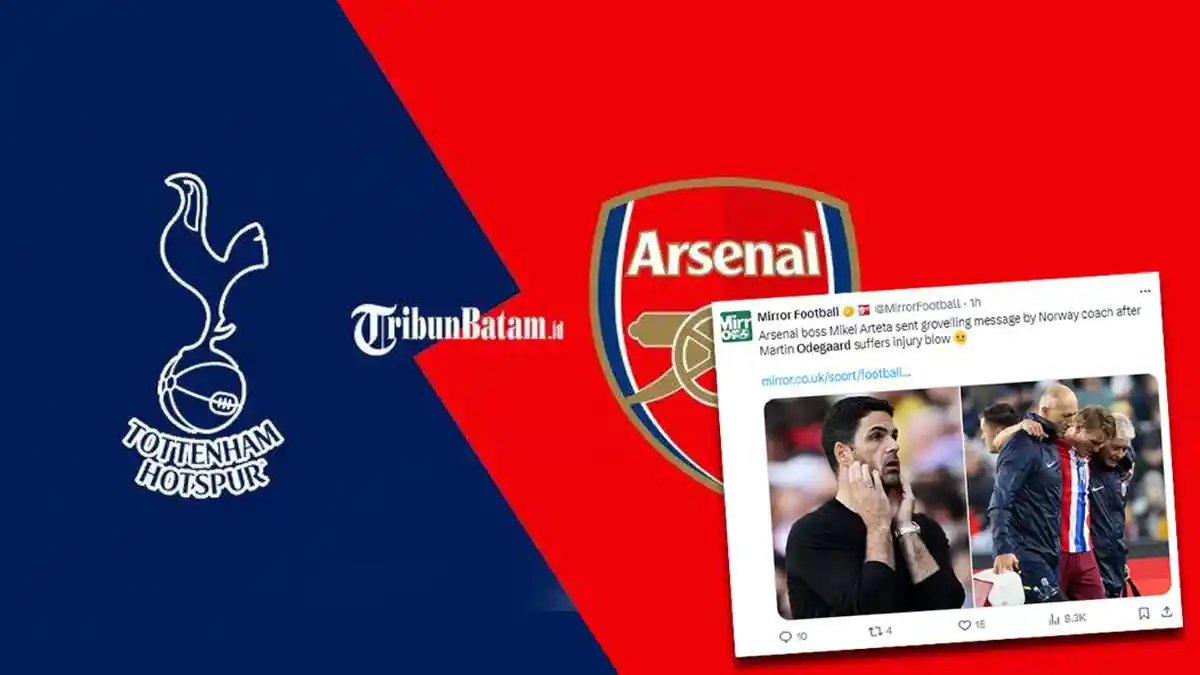 Jadwal Liga Inggris 2024-25 Pekan 4 Tottenham vs Arsenal, Tim Tamu Tanpa Odegaard dan Calafiori
