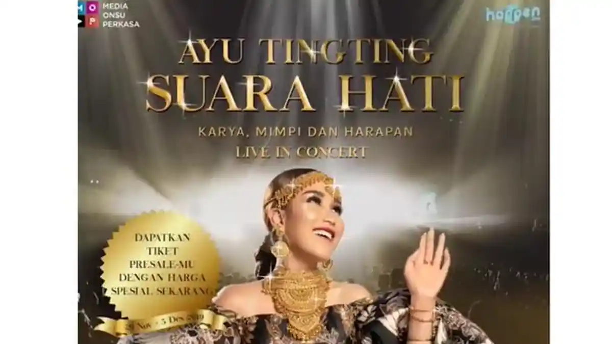 Harga Tiket Konser Tunggal Ayu Ting Ting 'Suara Hati', Bakal Digelar di GBK Senayan Maret 2020