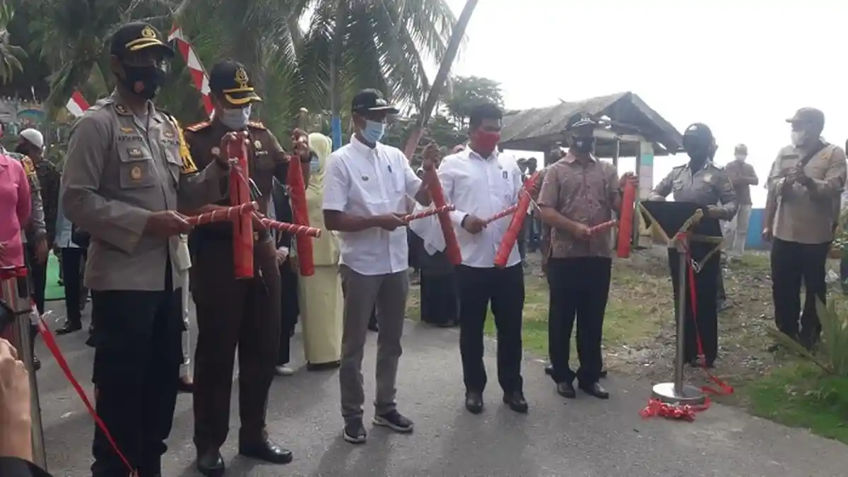 Bupati Aceh Selatan Resmikan Kampung Tangguh Ketibang Lhok Reukam