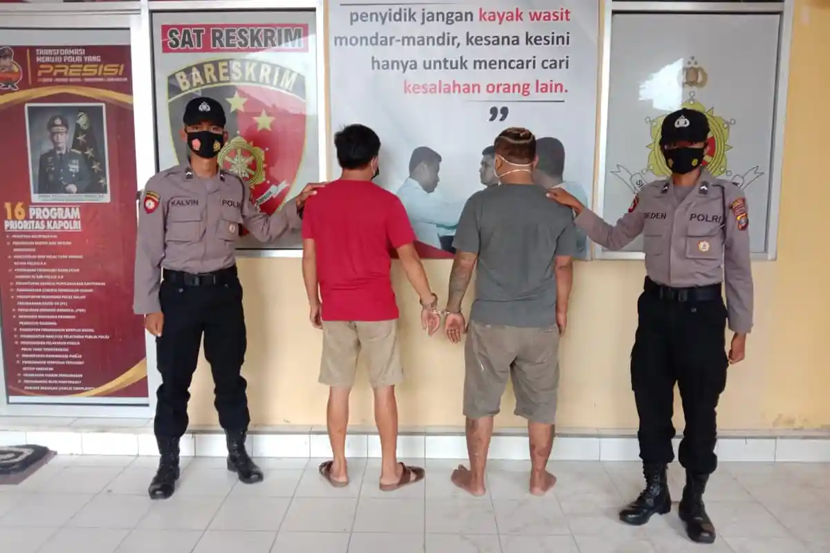 Pesta Narkoba, Warga Depok Ditangkap Polres Pringsewu