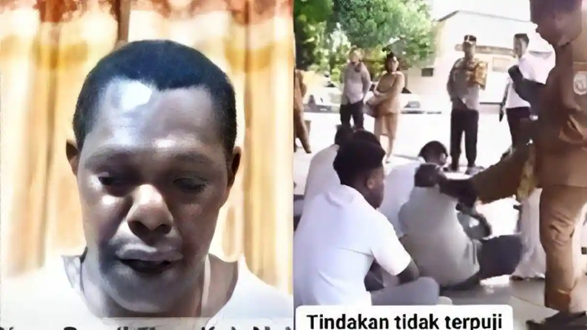 Kata-kata Viktor Tebai, Sekretaris Disdik Tendang Siswa SMP, Didemo Soal MBG: Anak Kecil, Ingusan