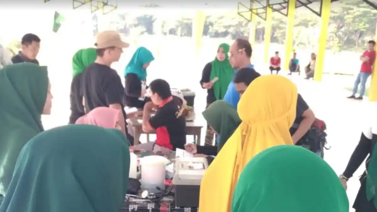 Peringati HUT ke-53, Kohati Enrekang Gelar Donor Darah dan Senam Bersama