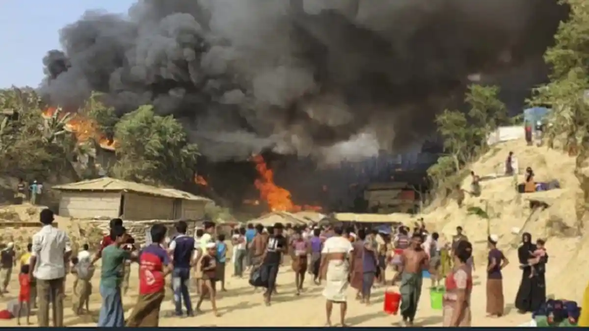 Muslim Rohingya Terus Tertimpa Musibah, Terusir dari Tanah Kelahiran, Tempat Mengungsi Terbakar