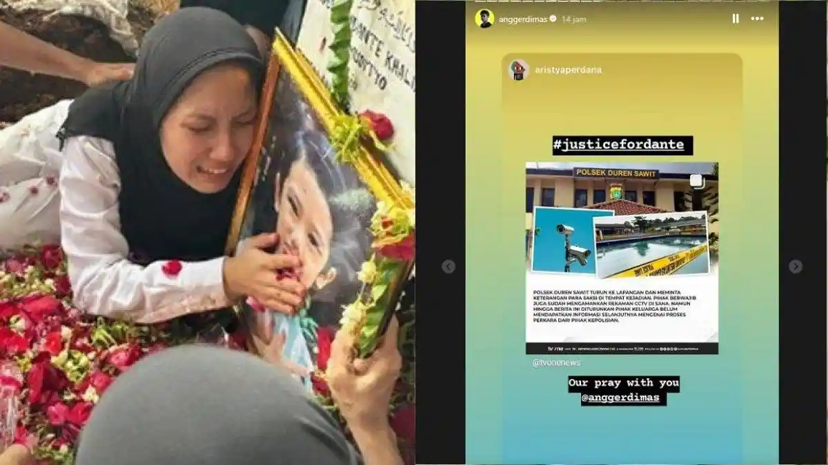 CCTV Tenggelamnya Dante Anak Angger Dimas Terungkap, Rekam Keberadaan Pacar Tamara Tyasmara di TKP