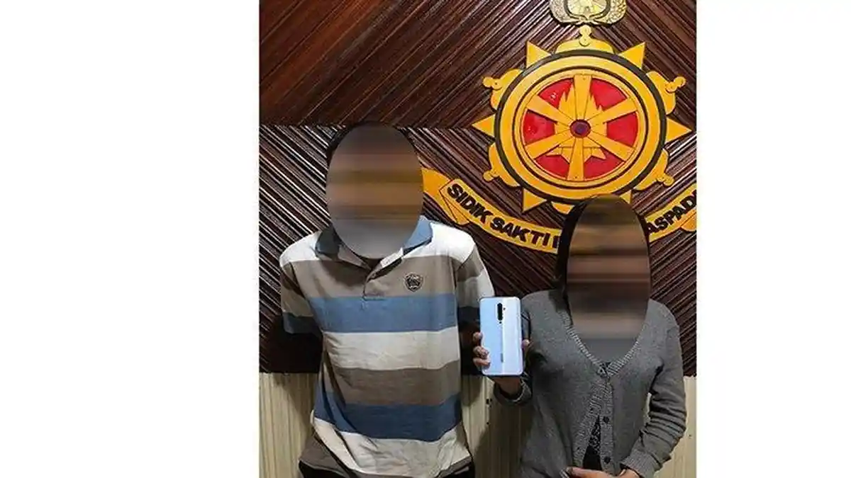 Posting Hasil Curian ke Media Sosial, Pasangan Suami Istri Diciduk Polisi