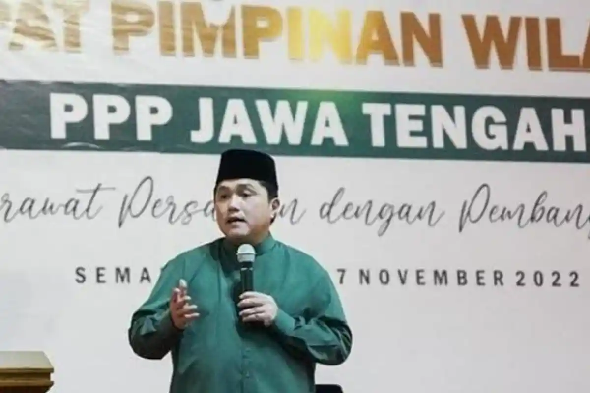 Bobot Kualitas Erick Thohir Lebih Berat Ketimbang Sandiaga di PPP