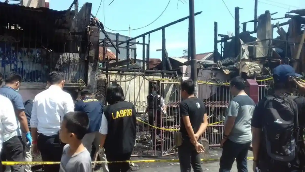 Kebakaran di Jl Tinumbu Makassar, Enam Orang Dilaporkan Tewas