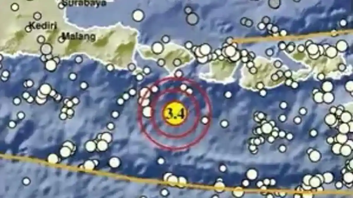 Gempa Terkini di Bali Kamis 30 Januari 2025, Info BMKG Magnitudo 3,4