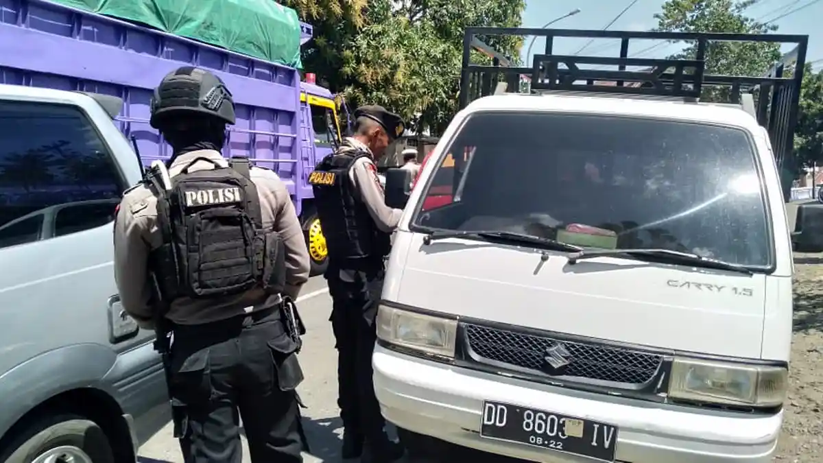 Polres Sinjai Tilang 65 Pelanggar Lalulintas