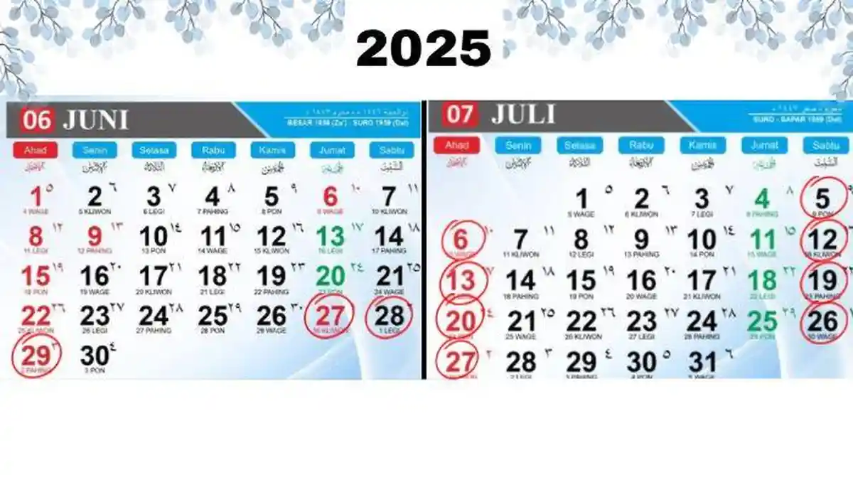 Kalender Juli 2025: Sambut Weekend Juli 8 Hari dan Jadwal Libur Sekolah yang Panjang!