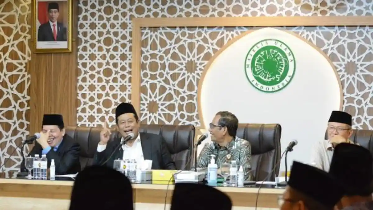 Pimpinan MUI Terima Kunjungan Silaturahmi Menko Polhukam Minta Pandangan Penyelesaian Kasus HAM