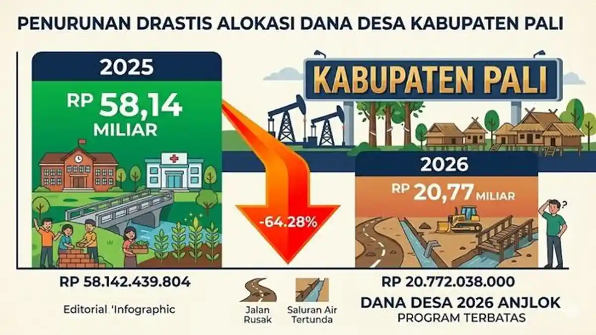 Dana Desa Kabupaten PALI 2026 Anjlok Drastis, Kades Diminta Selektif Susun Program Prioritas