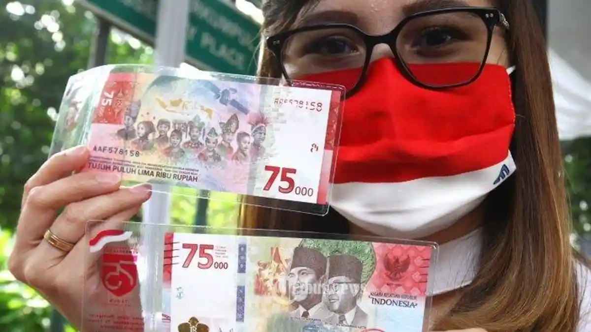 Kenali Ciri-ciri Uang Rp 75 Ribu yang Asli dan Palsu, Pecahan Khusus HUT ke-75 RI Rawan Dipalsukan