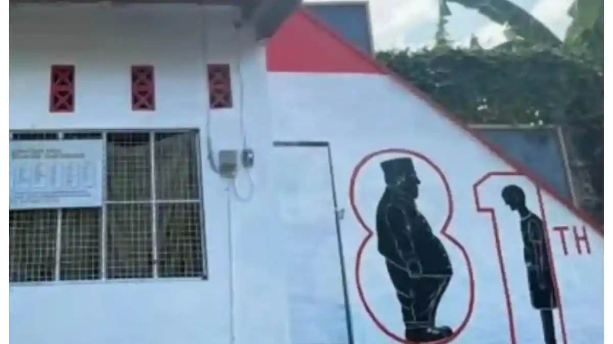 Polemik Mural Angka 81 di Sukoharjo, Warga Tegaskan Tak Ada Unsur ...