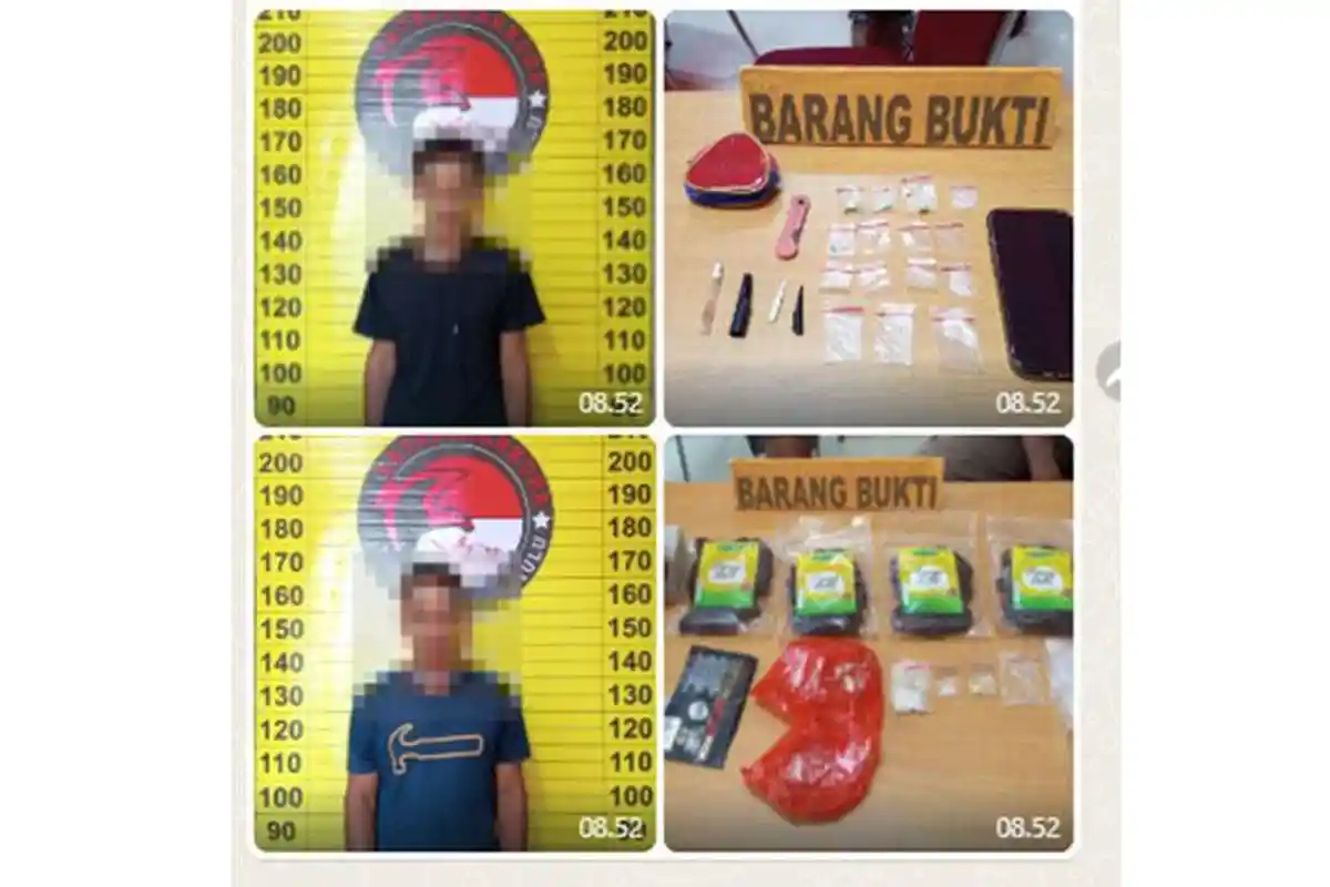 Tim Gabungan Polres Kapuas Hulu dan Polsek Bunut Hilir Ungkap Kasus Narkoba, Amankan Dua Tersangka