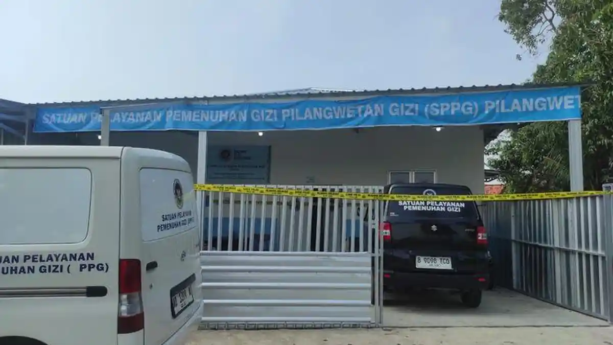 Garis Polisi Kelilingi Dapur SPPG Desa Pilangwetan Demak, Ada Apakah?