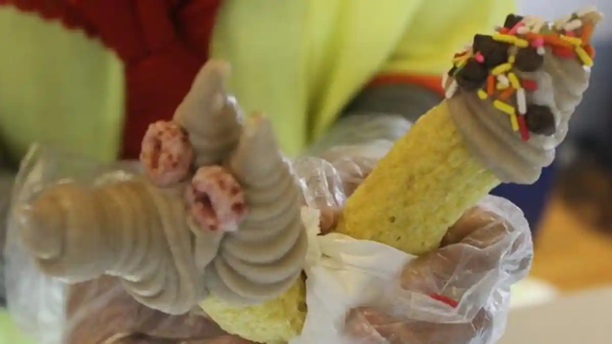 Es Krim Korea, Bisa Pilih Rasa, Mau Vanila, Chocolate, Durian Atau Mocca