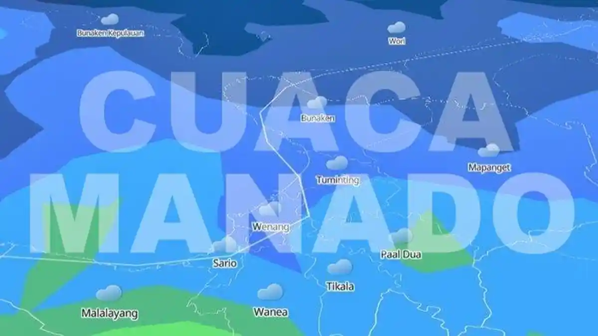 Prakiraan Cuaca di Manado Sulut Hari Ini Jumat 4 Juli 2025
