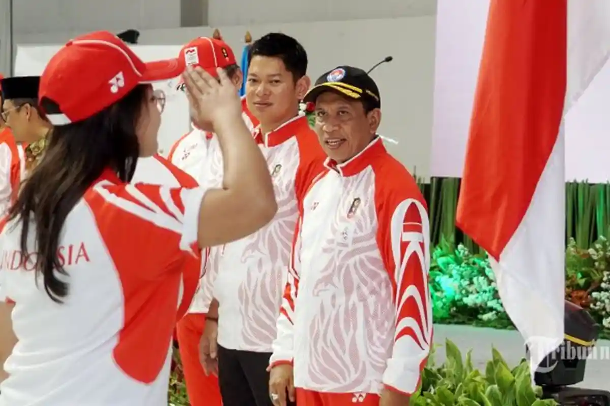 Begini Tegangnya Menpora saat Mata Petenis Aldila Kena Bola, Akhirnya Amali Bilang: Alhamdulillah