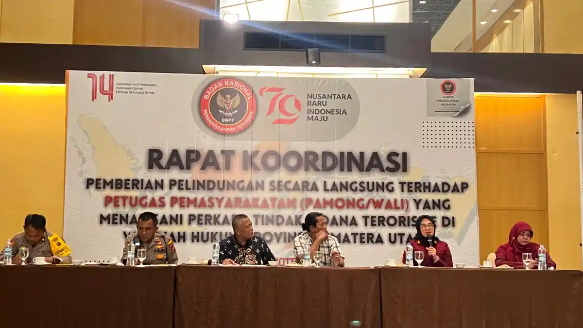 Divisi PAS Kanwil Kemenkumham Sumut Jadi Narasumber Rakor Perlindungan Petugas Pemasyarakatan