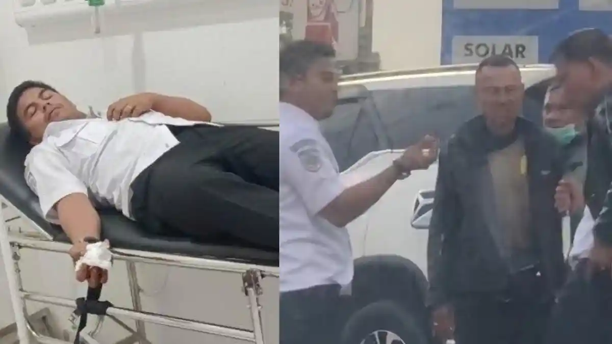 Sosok Arif Kondektur Bus Damri Ditusuk Pengemudi Pajero yang Serobot Antrean SPBU