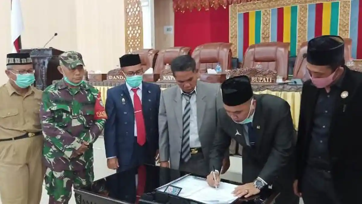 DPRK Abdya Terima LKPJ Bupati Terhadap APBK 2019, Ini Pesan Fraksi  